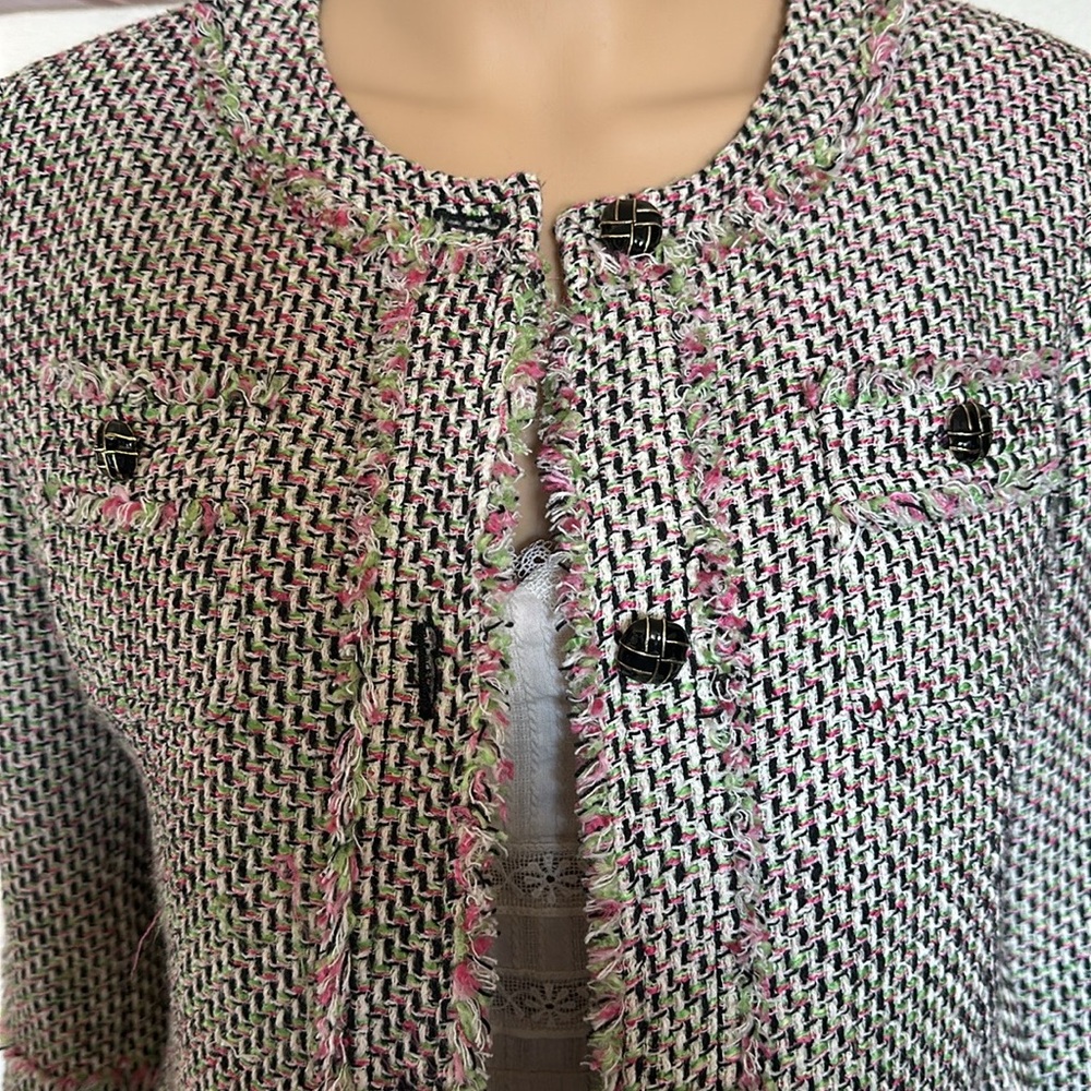 Chic Tweed Jacket - Multicolor - Picture 5 of 9